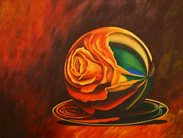 Róża w abstrakcji