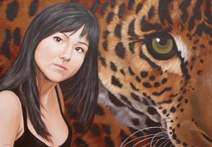Portret z gepardem (8)